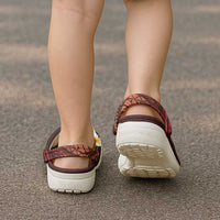 Red Tropical Plumeria With Galaxy Polynesian Art Clogs Shoes