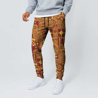 Rotuma Faiakse'ea 'e Kirisimasi Jogger Pants Pacific Patchwork Xmas Vibes - Polynesian Pride