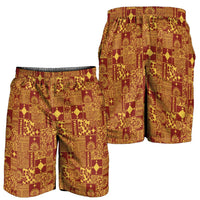 Rotuma Faiakse'ea 'e Kirisimasi Shorts for Men Pacific Patchwork Xmas Vibes - Polynesian Pride