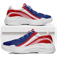 Samoa Chunky Sneakers Flag-Inspired Curve Style