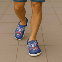 Samoa Rugby Clogs Shoes Six Eight Five to The World - Pacific Motif