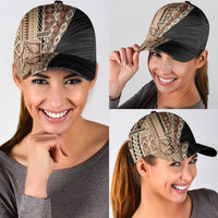 Samoa Siapo Motif Half Style Classic Cap Brown Version LT03