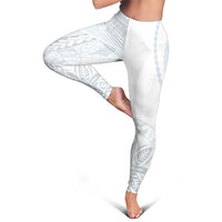 Samoa White Sunday Leggings Classic Siapo Style