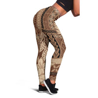 Samoa Women's Day Leggings Tiale Flower Mix Siapo Tapa LT7