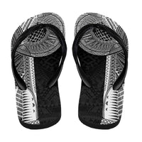 Samoan Tatau Flip Flops Art Tribal Traditional Tattoos - Polynesian Pride