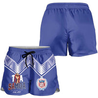 Toa Samoa Rugby Shorts for Women Six Eight Five to The World - Polynesian Pride