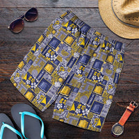 Tokelau Manuia te Kilihimahi Shorts for Men Pacific Patchwork Xmas Vibes - Polynesian Pride