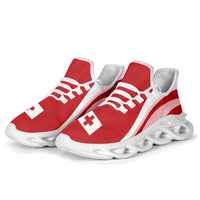 Tonga Clunky Sneakers Flag-Inspired Curve Style
