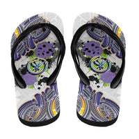 Traditional Art Hawaiian Kakau Tattoos Flip Flops Graffiti Style - Polynesian Pride