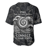 Hawaiian Piko Baseball Jersey Cultural Anchor Connect Your Roots Ocean Waves