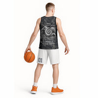 Hawaiian Piko Basketball Jersey Cultural Anchor Connect Your Roots Ocean Waves