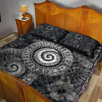Hawaiian Piko Quilt Bed Set Cultural Anchor Connect Your Roots Ocean Waves