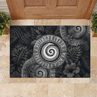 Hawaiian Piko Rubber Doormat Cultural Anchor Connect Your Roots Ocean Waves