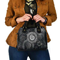 Hawaiian Piko Shoulder Handbag Cultural Anchor Connect Your Roots Ocean Waves
