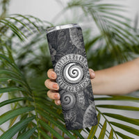 Hawaiian Piko Skinny Tumbler Cultural Anchor Connect Your Roots Ocean Waves