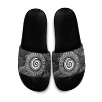 Hawaiian Piko Slide Sandals Cultural Anchor Connect Your Roots Ocean Waves