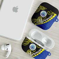 Federated States Of Micronesia FSM AirPods Case Pacific Islander Tribal Swirl Geometric Pattern
