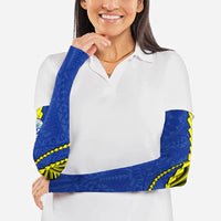 Federated States Of Micronesia FSM Arm Sleeves Pacific Islander Tribal Swirl Geometric Pattern
