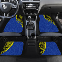 Federated States Of Micronesia FSM Car Mats Pacific Islander Tribal Swirl Geometric Pattern