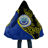 Federated States Of Micronesia FSM Cloak Pacific Islander Tribal Swirl Geometric Pattern