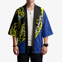Federated States Of Micronesia FSM Kimono Pacific Islander Tribal Swirl Geometric Pattern