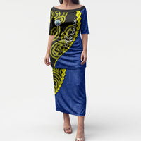 Federated States Of Micronesia FSM Puletasi Pacific Islander Tribal Swirl Geometric Pattern