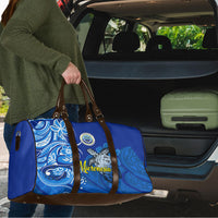 Micronesia Sea Turtle Travel Bag Federated States Of Micronesia Tribal Floral Pattern