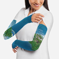 Micronesia Independence Day Arm Sleeves FSM Patriotic Pacific Island Nan Madol Ruins Seabird Tropical