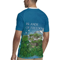 Micronesia Independence Day Rugby Jersey FSM Patriotic Pacific Island Nan Madol Ruins Seabird Tropical