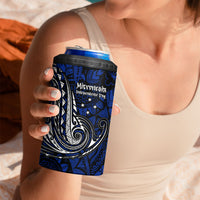 Micronesia Independence Day FSM 4 in 1 Can Cooler Tumbler Tribal Tattoo Pattern Flag Seal Heritage