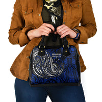 Micronesia Independence Day FSM Shoulder Handbag Tribal Tattoo Pattern Flag Seal Heritage