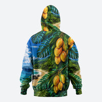 Hawaiian Mango Tropical Beach Hoodie Scenic Island Nature Exotic Fruit Graphic TS04 - Polynesian Pride