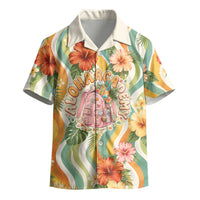 Hawaii Aloha Academy Back To School Kid Hawaiian Shirt Sea Turtle Tropical Hibiscus Flowers Retro Psychedelic