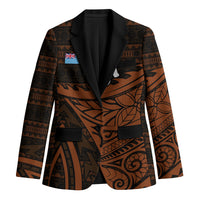 Straight Outta Kadavu Fiji Blazer Tribal Polynesian Tattoo Coat Of Arms Flag