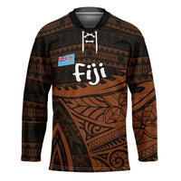 Straight Outta Kadavu Fiji Hockey Jersey Tribal Polynesian Tattoo Coat Of Arms Flag