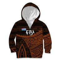 Straight Outta Kadavu Fiji Kid Hoodie Tribal Polynesian Tattoo Coat Of Arms Flag