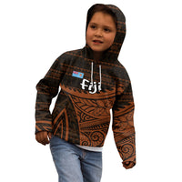 Straight Outta Kadavu Fiji Kid Hoodie Tribal Polynesian Tattoo Coat Of Arms Flag