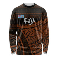 Straight Outta Kadavu Fiji Long Sleeve Shirt Tribal Polynesian Tattoo Coat Of Arms Flag