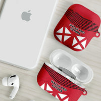 Wallis And Futuna AirPods Case Polynesian Tattoo Flag Map