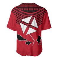 Wallis And Futuna Baseball Jersey Polynesian Tattoo Flag Map