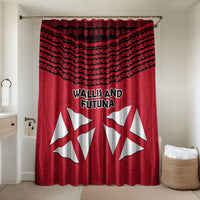 Wallis And Futuna Bathroom Set Polynesian Tattoo Flag Map