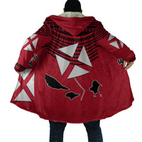 Wallis And Futuna Cloak Polynesian Tattoo Flag Map