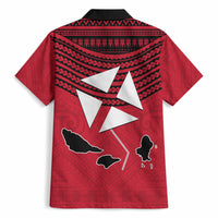 Wallis And Futuna Hawaiian Shirt Polynesian Tattoo Flag Map
