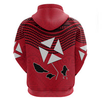 Wallis And Futuna Hoodie Polynesian Tattoo Flag Map