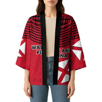 Wallis And Futuna Kimono Polynesian Tattoo Flag Map