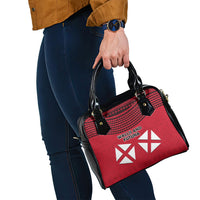 Wallis And Futuna Shoulder Handbag Polynesian Tattoo Flag Map