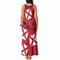 Wallis And Futuna Tank Maxi Dress Polynesian Tattoo Flag Map