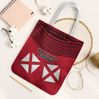 Wallis And Futuna Tote Bag Polynesian Tattoo Flag Map