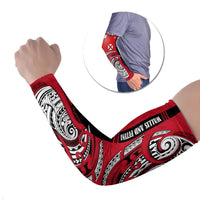 Wallis And Futuna Arm Sleeves Tribal Polynesian Tattoo Flag Motif
