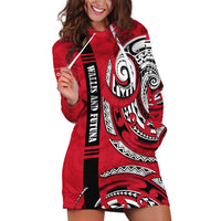 Wallis And Futuna Hoodie Dress Tribal Polynesian Tattoo Flag Motif